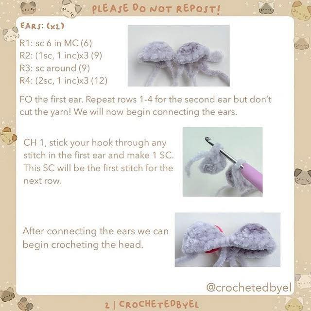 Adorable Amigurumi Cats Crochet Pattern for Beginners