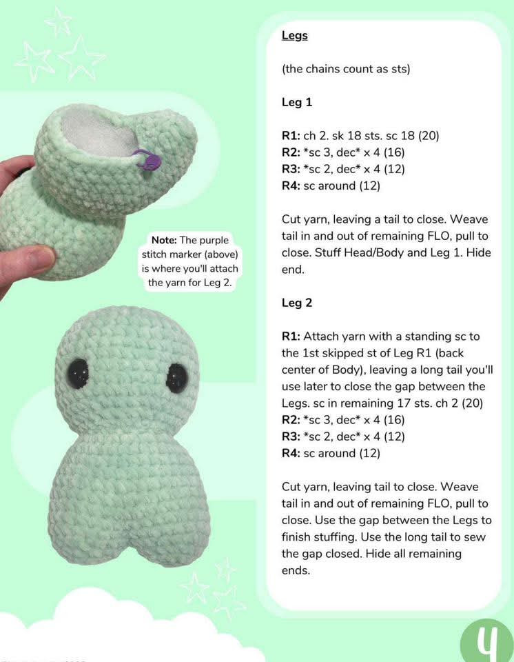 "Adorable Baby Alien Crochet Pattern for Beginners"