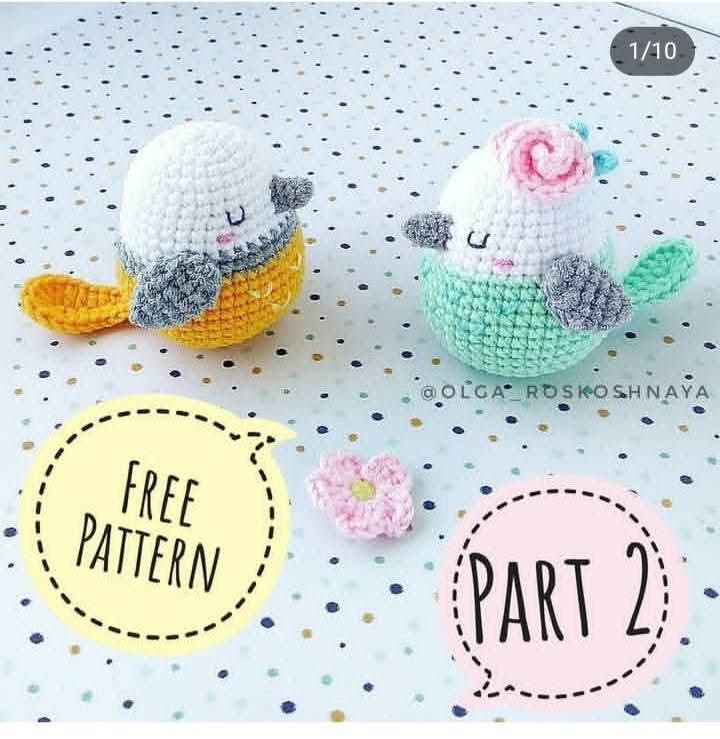 Adorable Crochet Bird Pattern: Free Tutorial Part 1