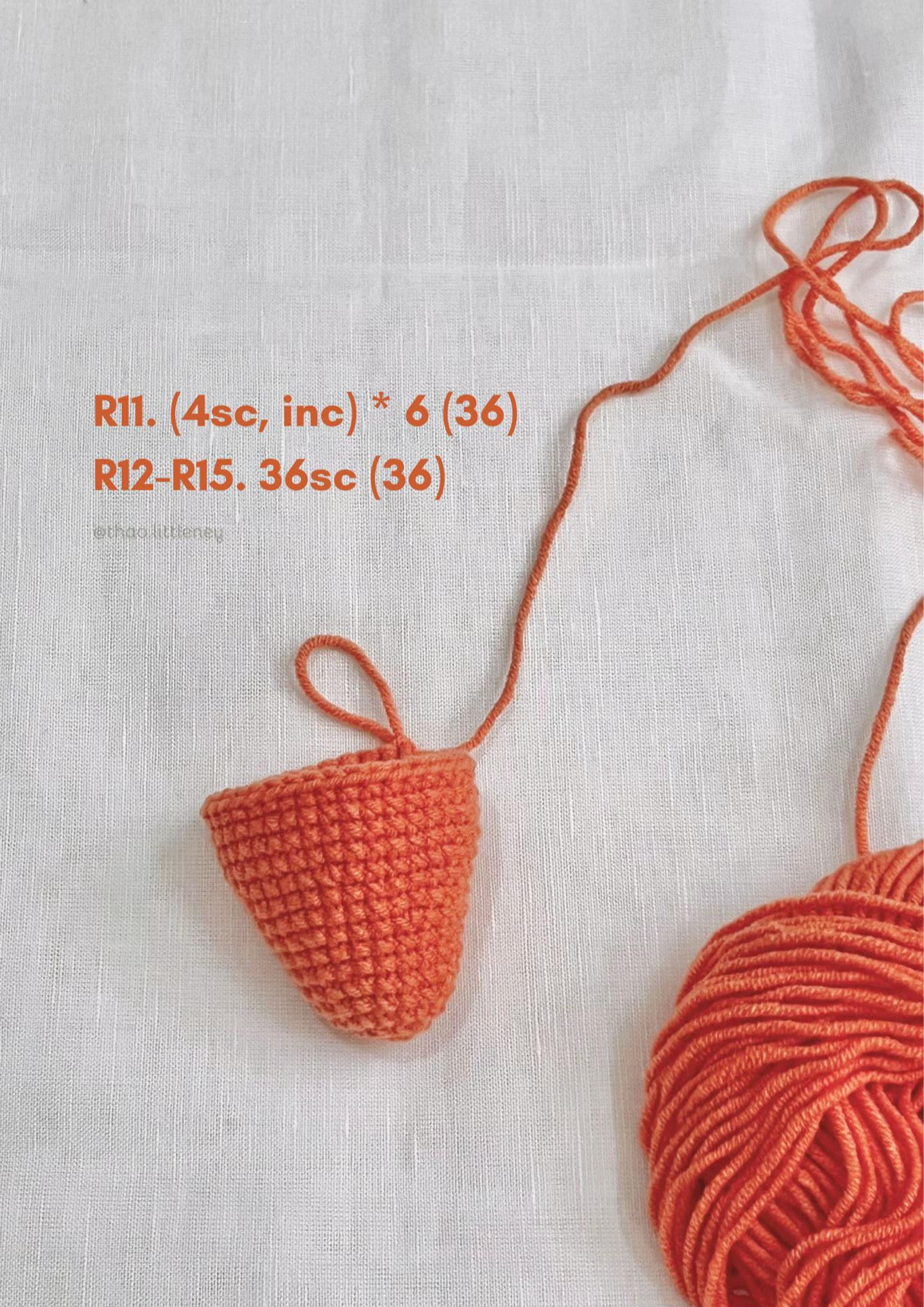 Adorable Crochet Carrot Keychain Pattern for Beginners
