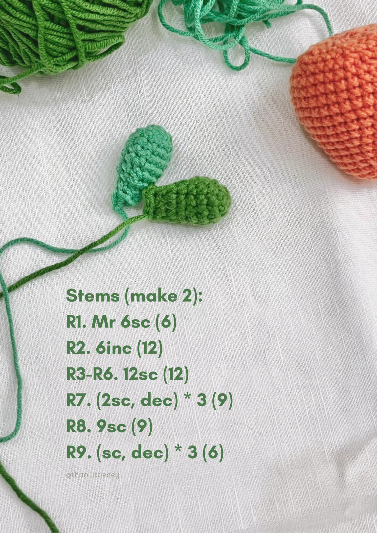 Adorable Crochet Carrot Keychain Pattern for Beginners