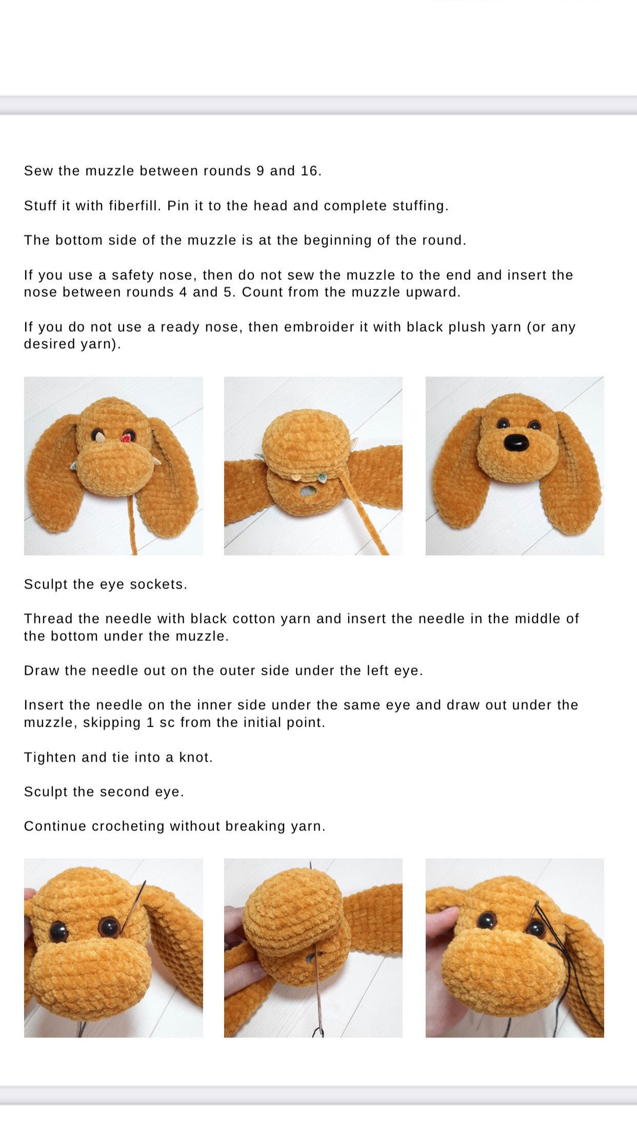 Adorable Crochet Dog Pattern for Cuddly Companions