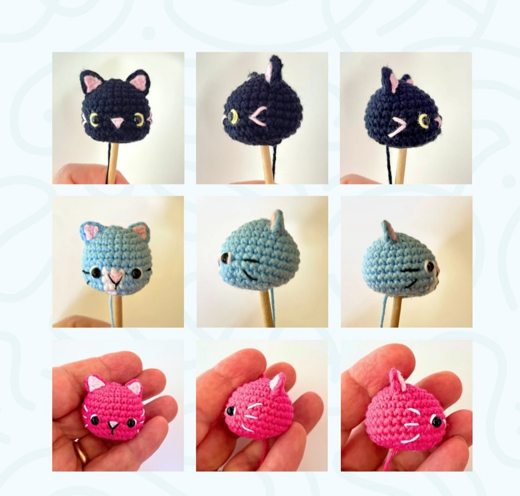 Adorable Finger Cat Crochet Pattern for Playful Crafting