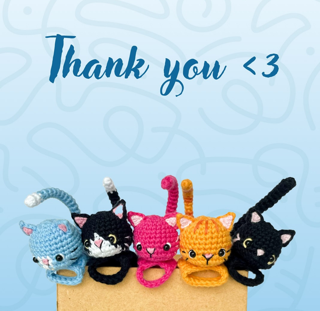 Adorable Finger Cat Crochet Pattern for Playful Crafting