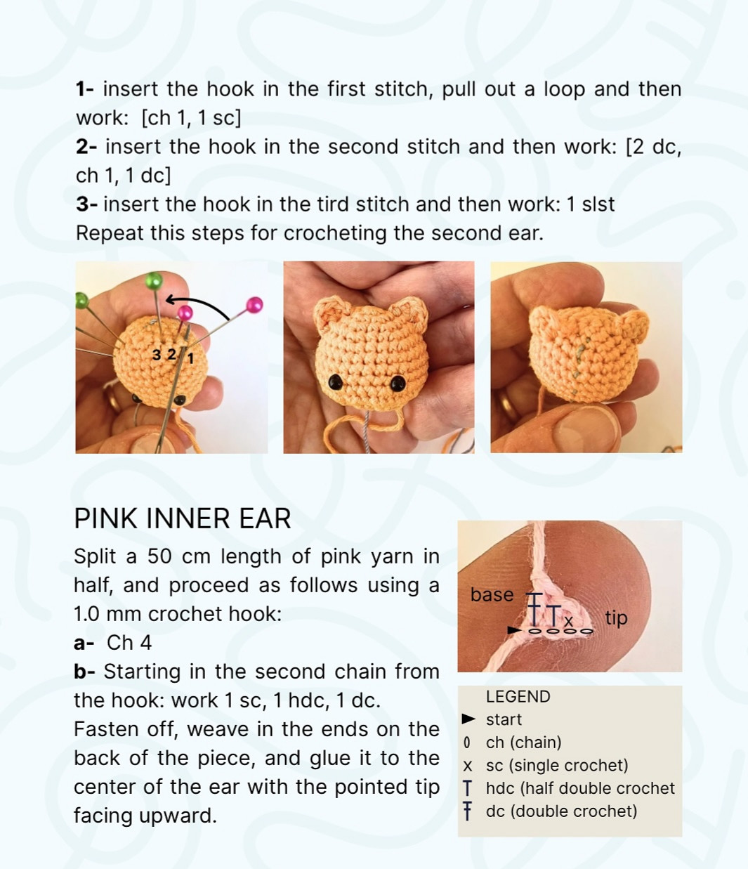 Adorable Finger Cat Crochet Pattern for Playful Crafting