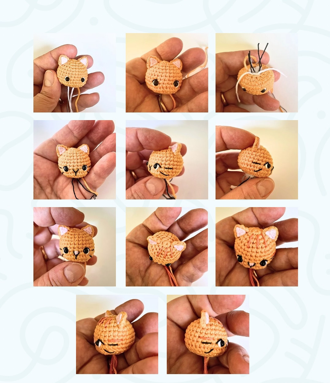 Adorable Finger Cat Crochet Pattern for Playful Crafting