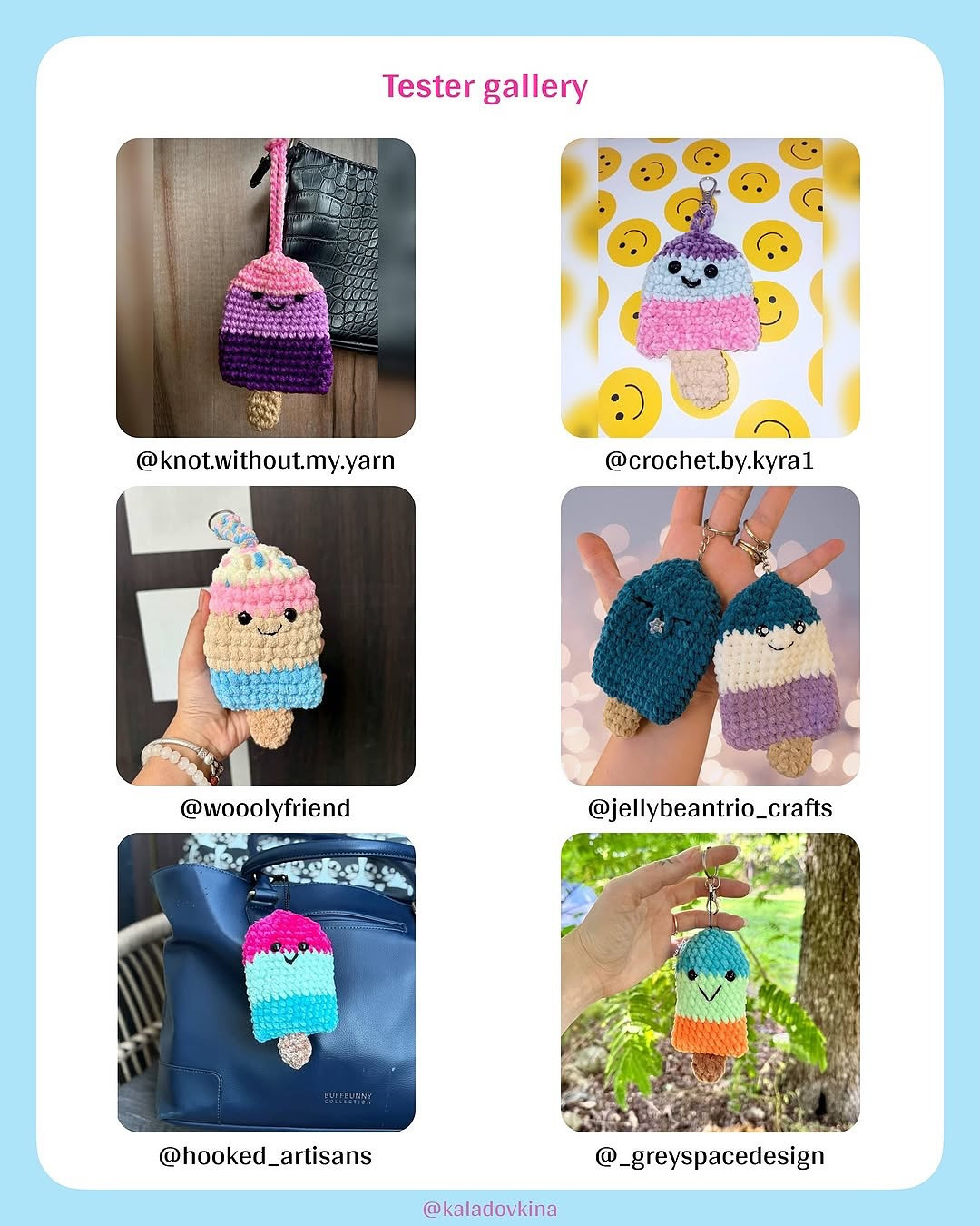 Adorable Ice Cream Crochet Pouches for Your Creative Projects