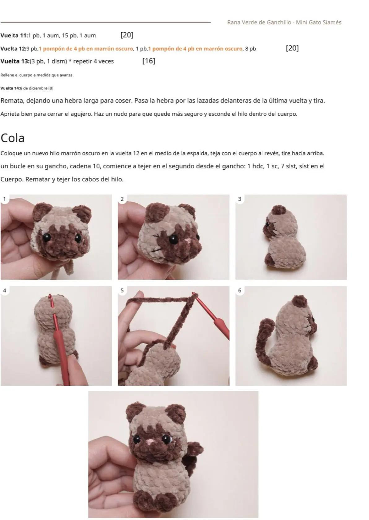 Adorables gatitos de ganchillo: patrones para tejer miniaturas tiernas