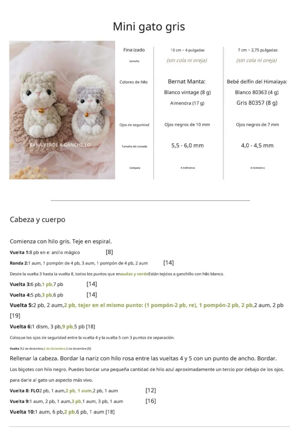 Adorables gatitos de ganchillo: patrones para tejer miniaturas tiernas