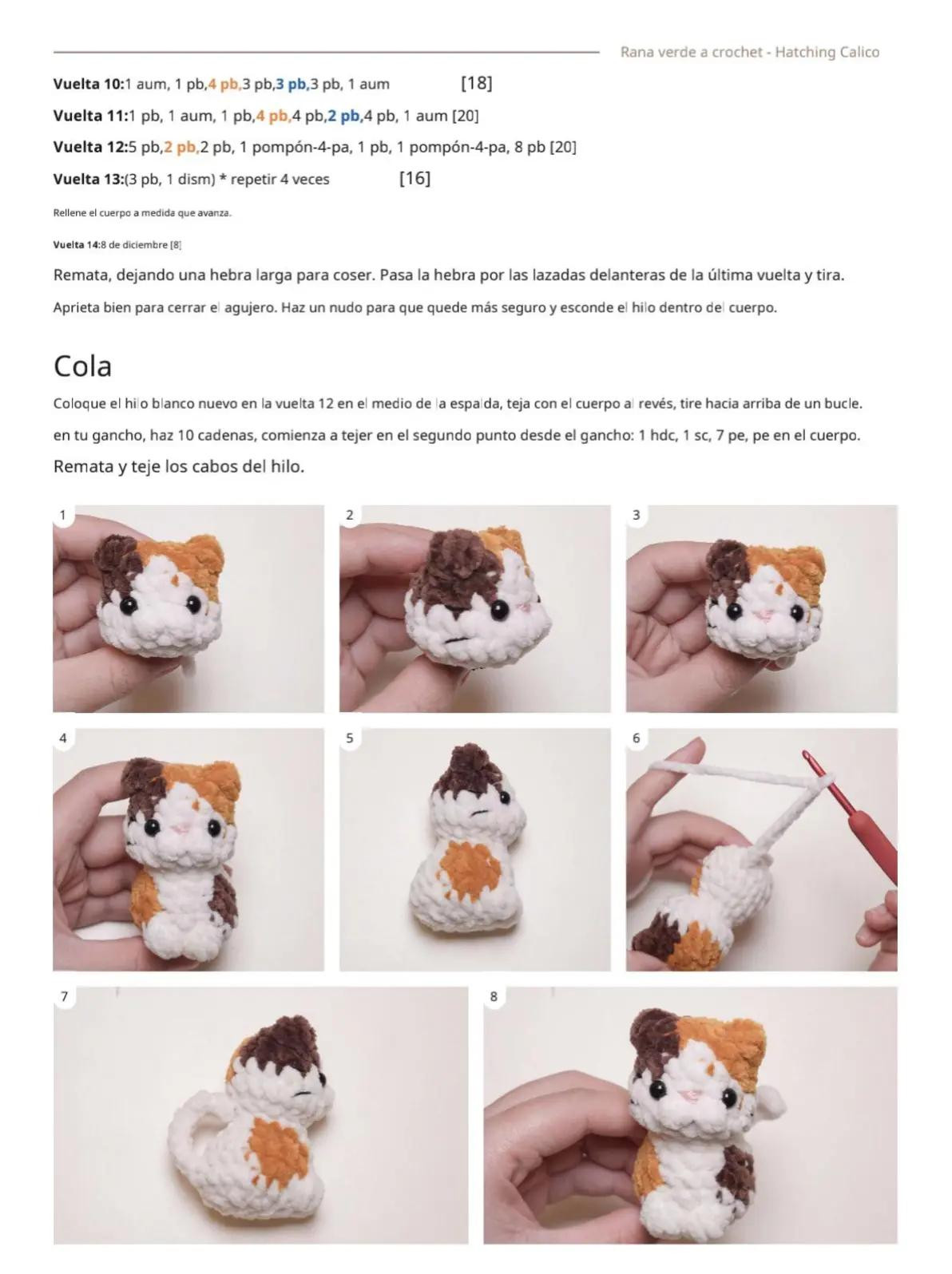 Adorables gatitos de ganchillo: patrones para tejer miniaturas tiernas