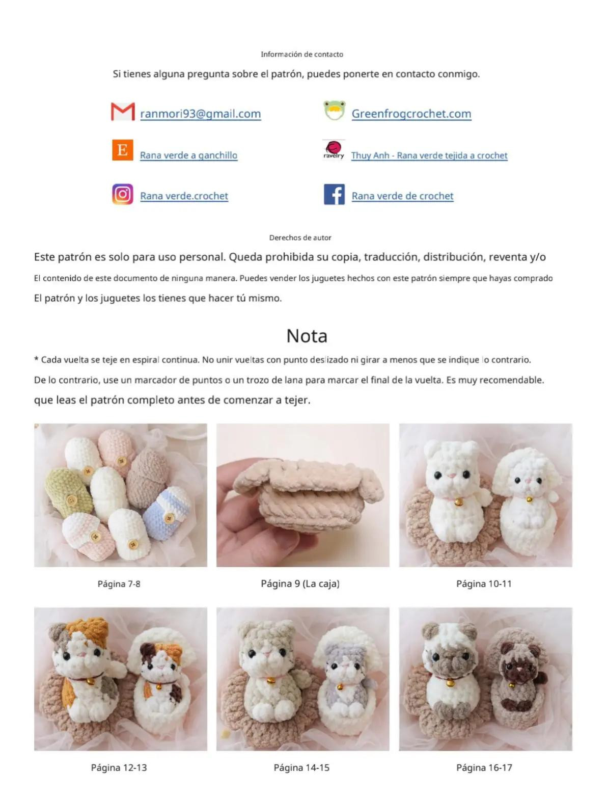 Adorables gatitos de ganchillo: patrones para tejer miniaturas tiernas