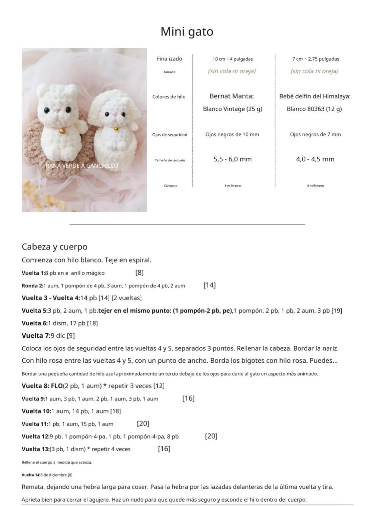 Adorables gatitos de ganchillo: patrones para tejer miniaturas tiernas
