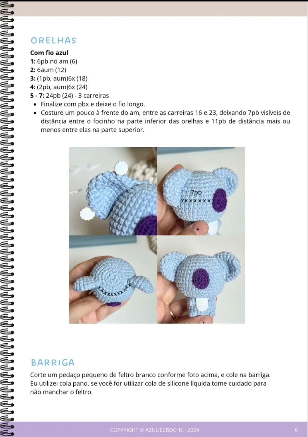 Amigurumi Adoráveis: Conjunto de Bonecos de Pelúcia em Crochê