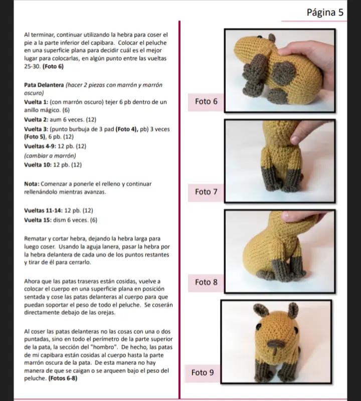 Amigurumi Capibara: Guía Completa Para Crear Tu Propio Diseño