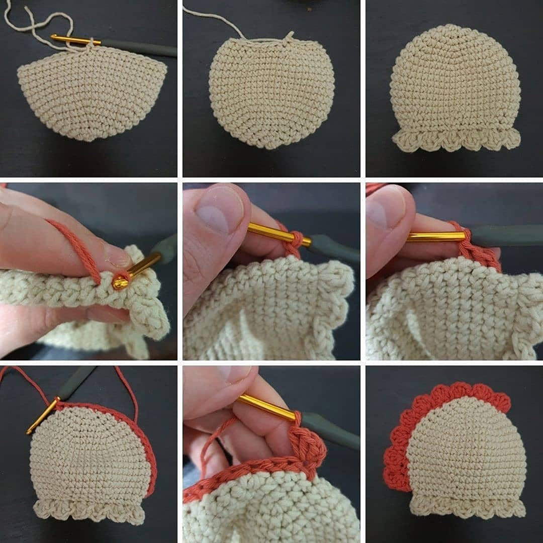 Amigurumi Crochet Pattern for a Cute Little Chicken Toy