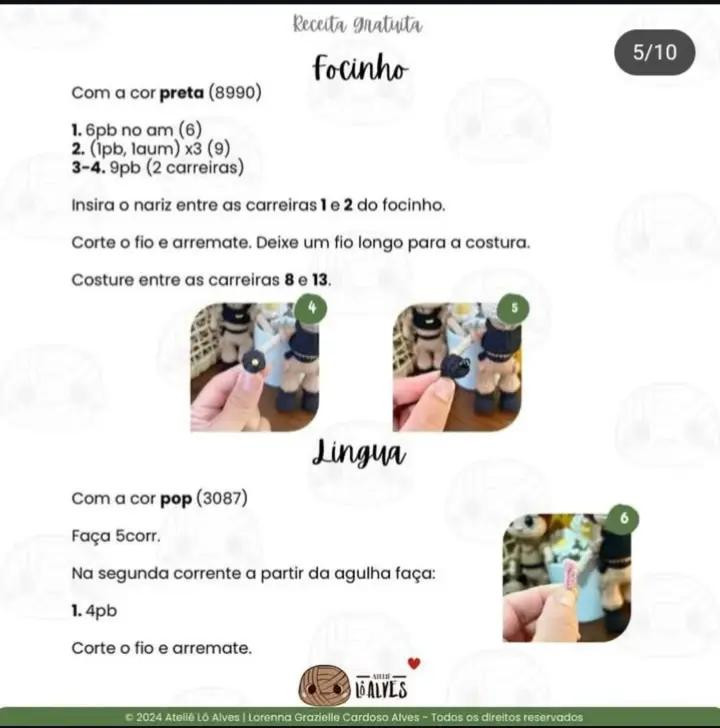 Amigurumi de Cachorro com Receita Grátis para Fazer em Casa