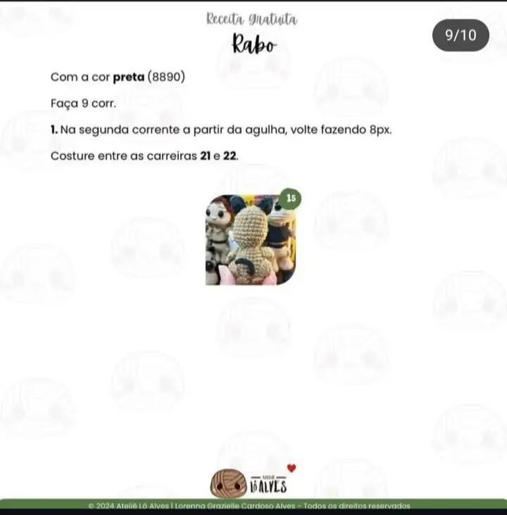Amigurumi de Cachorro com Receita Grátis para Fazer em Casa