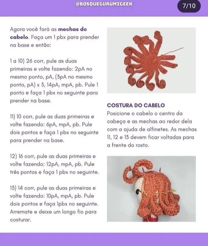 "Amigurumi de Personagem com Receita Grátis"