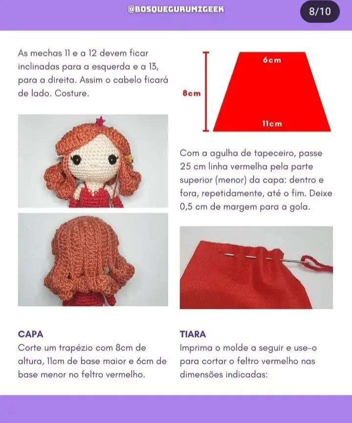 "Amigurumi de Personagem com Receita Grátis"