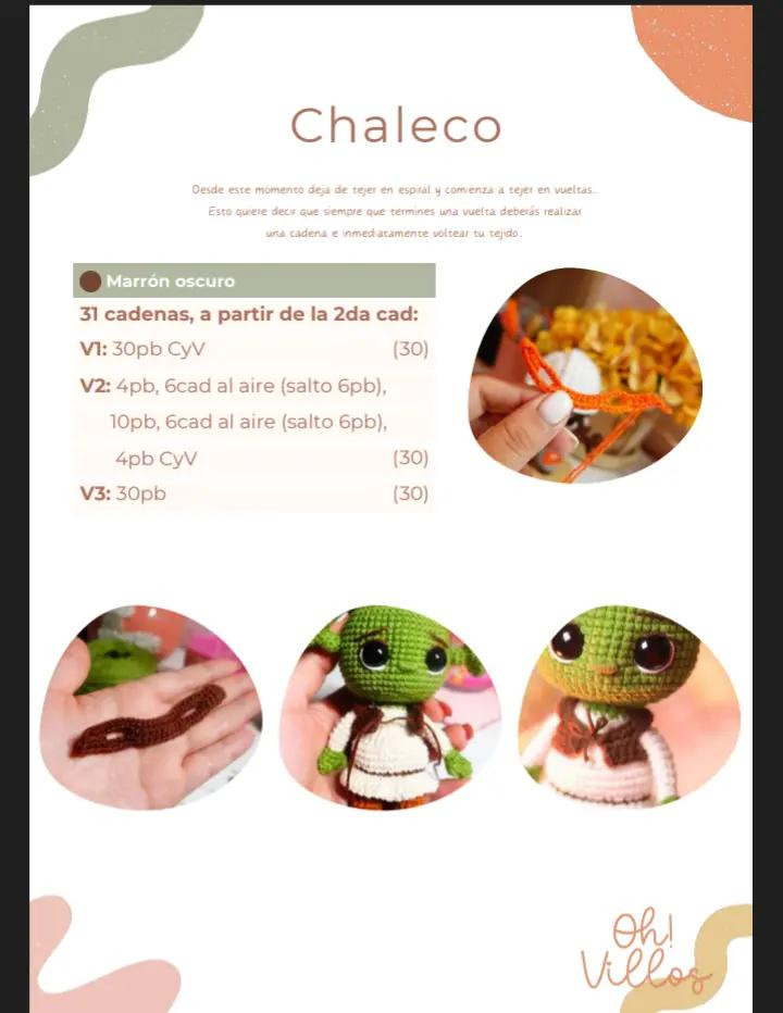 Amigurumi de personaje verde con patrón gratis para crochet creativo