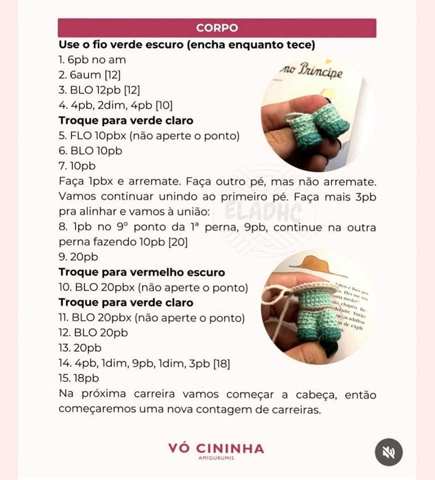 Amigurumi do Pequeno Príncipe: Gráfico de Crochê Gratuito e Detalhado