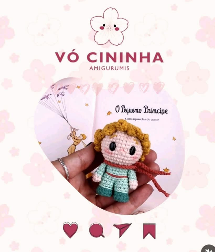 Amigurumi do Pequeno Príncipe: Gráfico de Crochê Gratuito e Detalhado