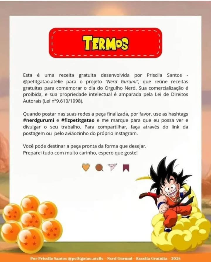 Amigurumi Goku: Receita Grátis para Fãs de Crochê