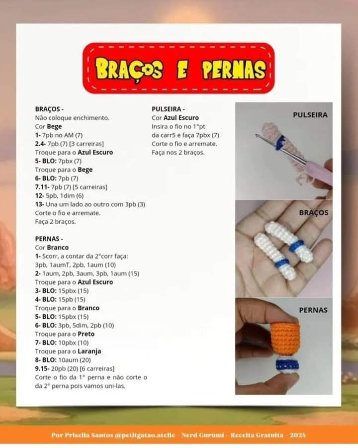 Amigurumi Goku: Receita Grátis para Fãs de Crochê