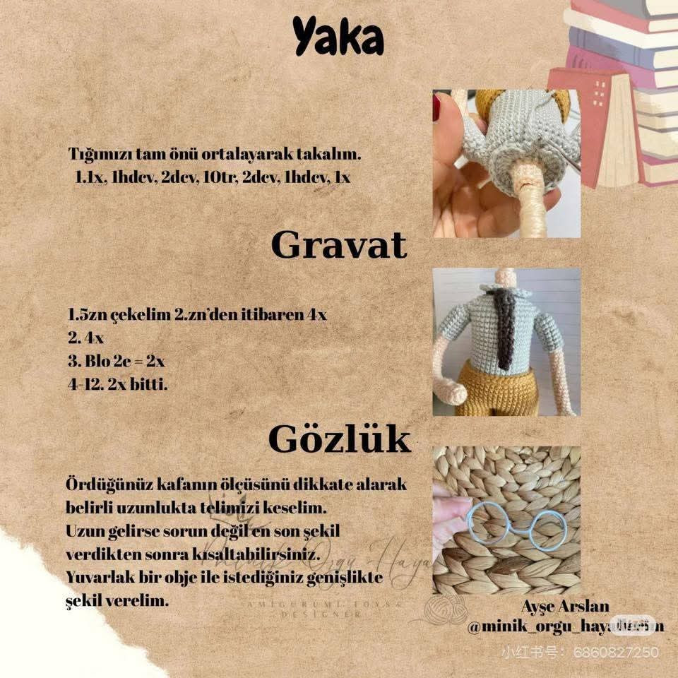 Amigurumi Gözlüklü Çocuk ve Valiz Deseni: Tığ İşi Sanatı