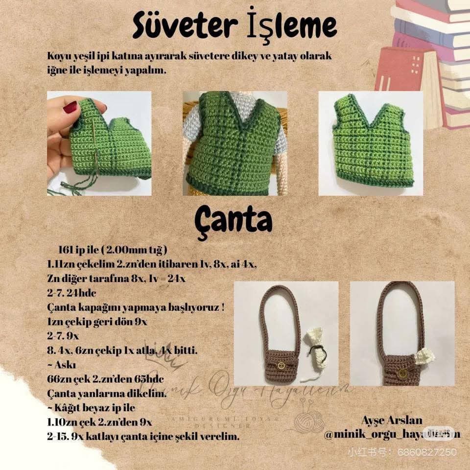 Amigurumi Gözlüklü Çocuk ve Valiz Deseni: Tığ İşi Sanatı