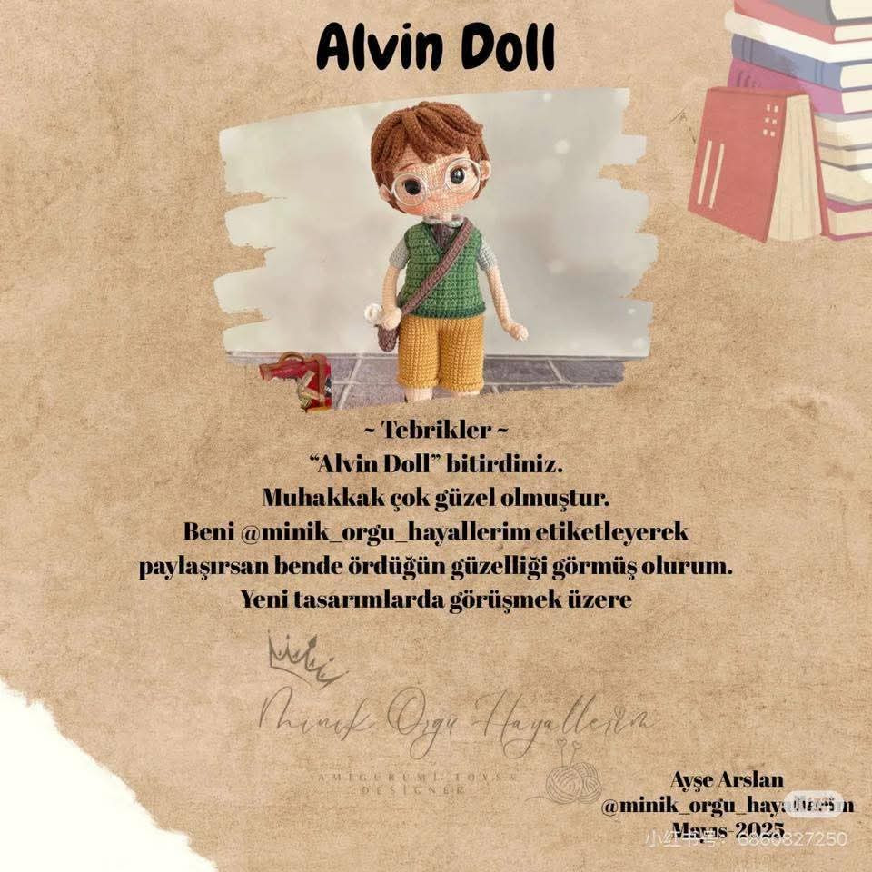 Amigurumi Gözlüklü Çocuk ve Valiz Deseni: Tığ İşi Sanatı