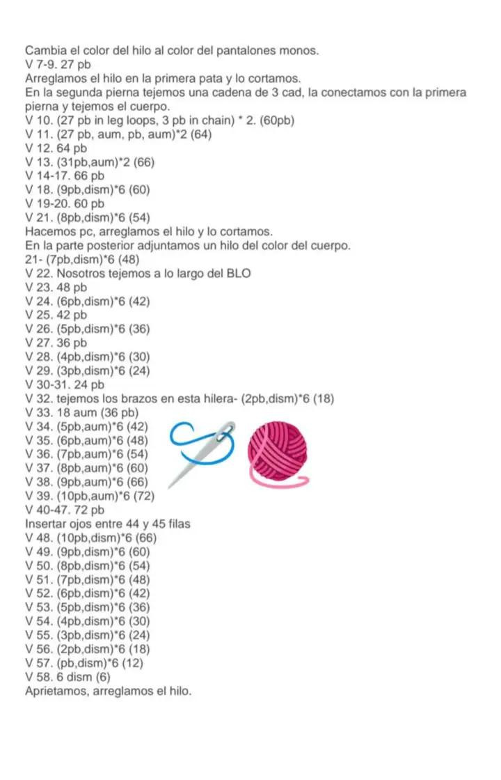 Amigurumi Oso Lindo: Patrón de Tejido Gratis en PDF