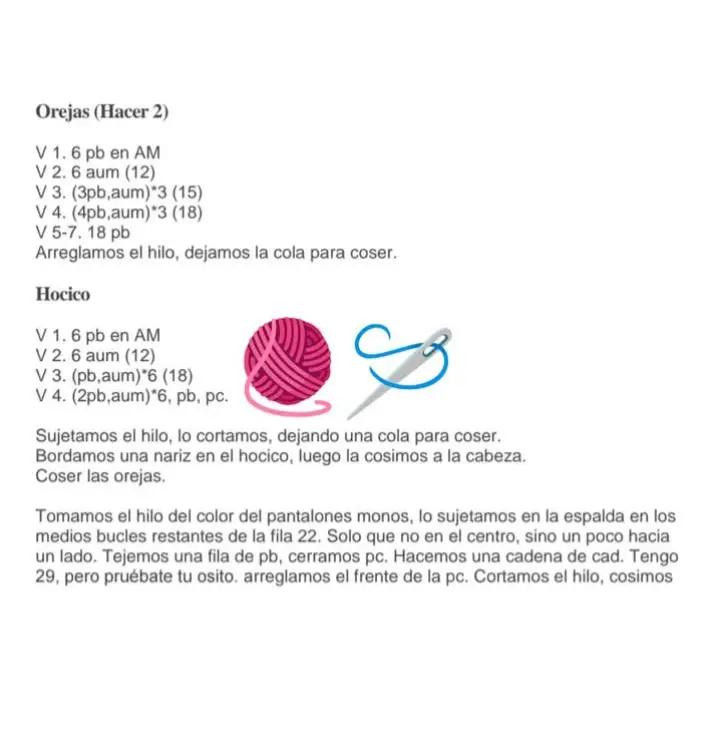 Amigurumi Oso Lindo: Patrón de Tejido Gratis en PDF