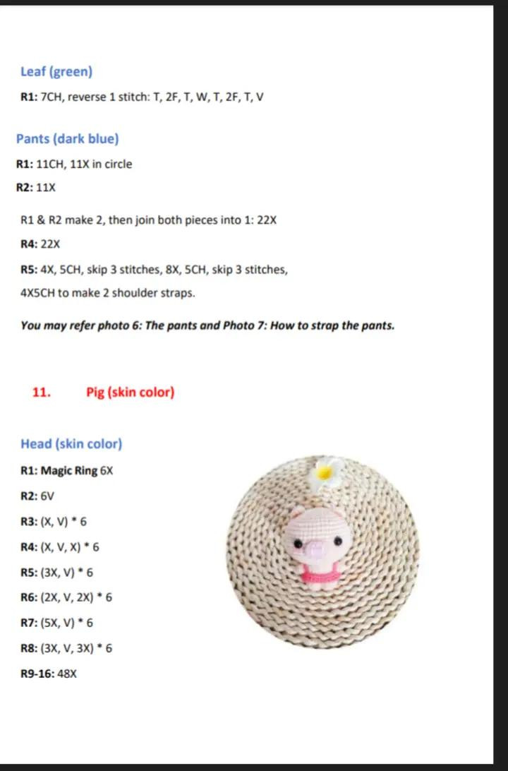 Amigurumi Pattern: Cute Animal Heads Crochet Chart