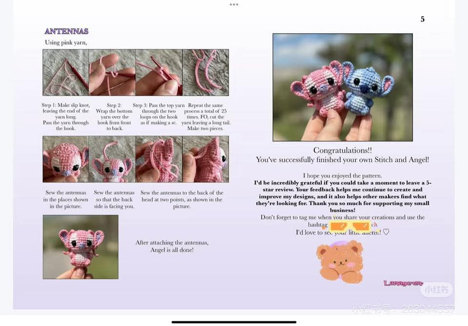 Angel and Stitch Crochet Pattern: A Cute Amigurumi Guide