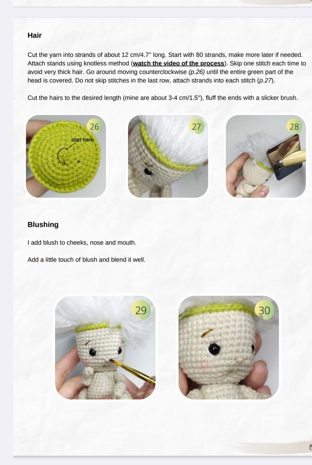 Baby Dandelion Amigurumi Crochet Pattern PDF