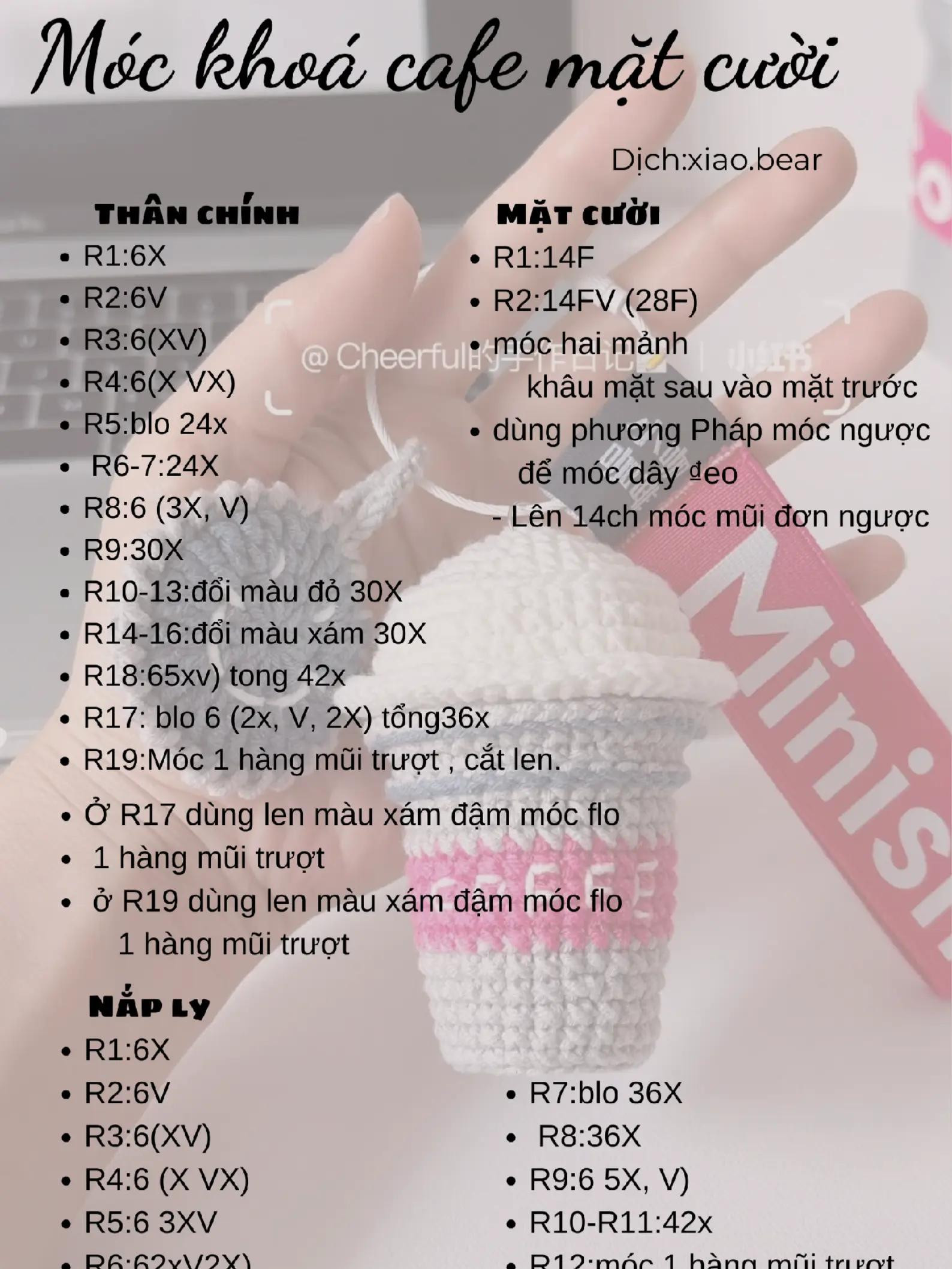 bé mochi hoa, ếch đeo nơ, móc khóa cafe mặt cười, cừu lông xù
