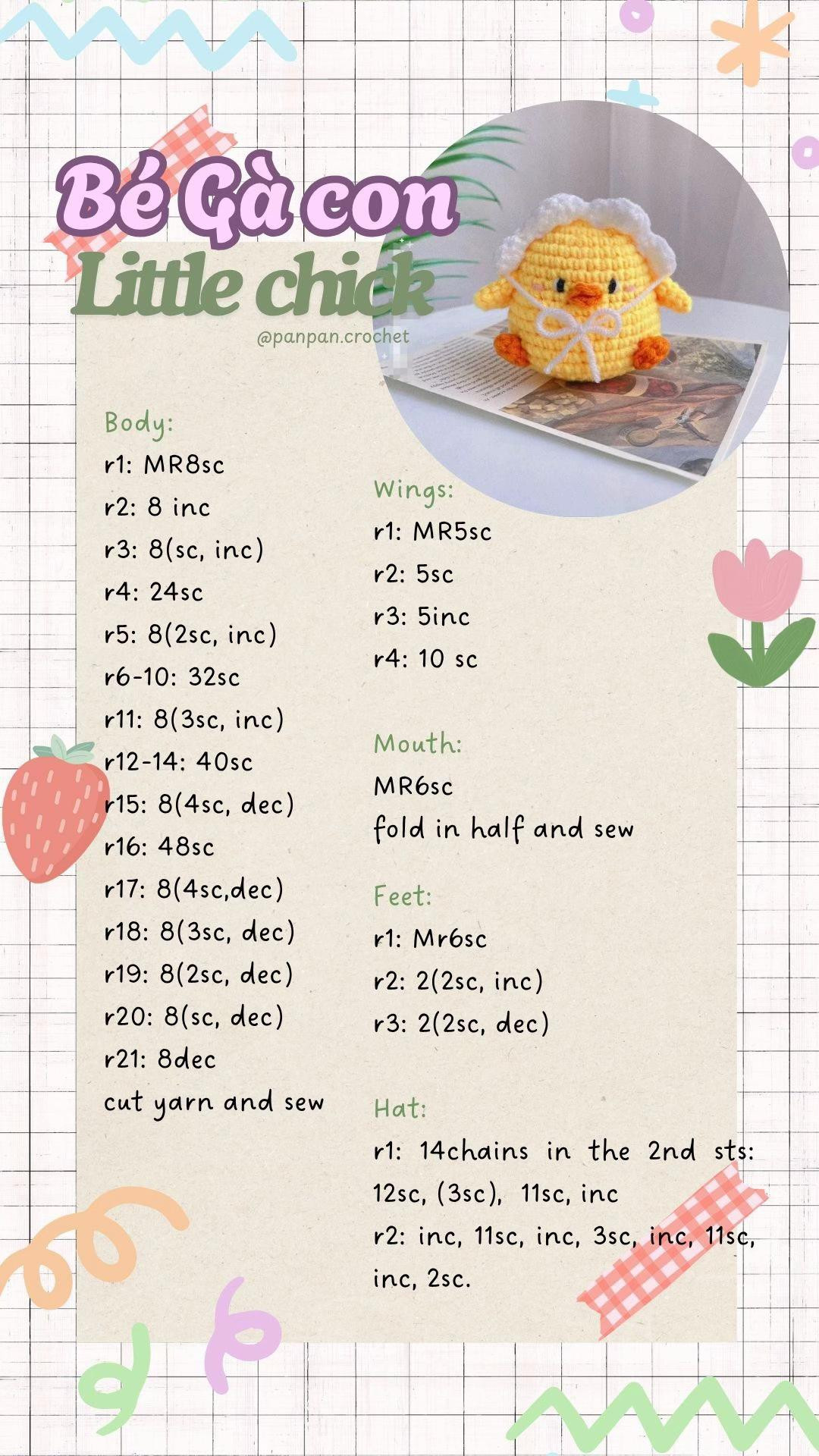 bé voi, bé cừu, bé thỏ, bé khủng long, bé gà con, bé ếch.