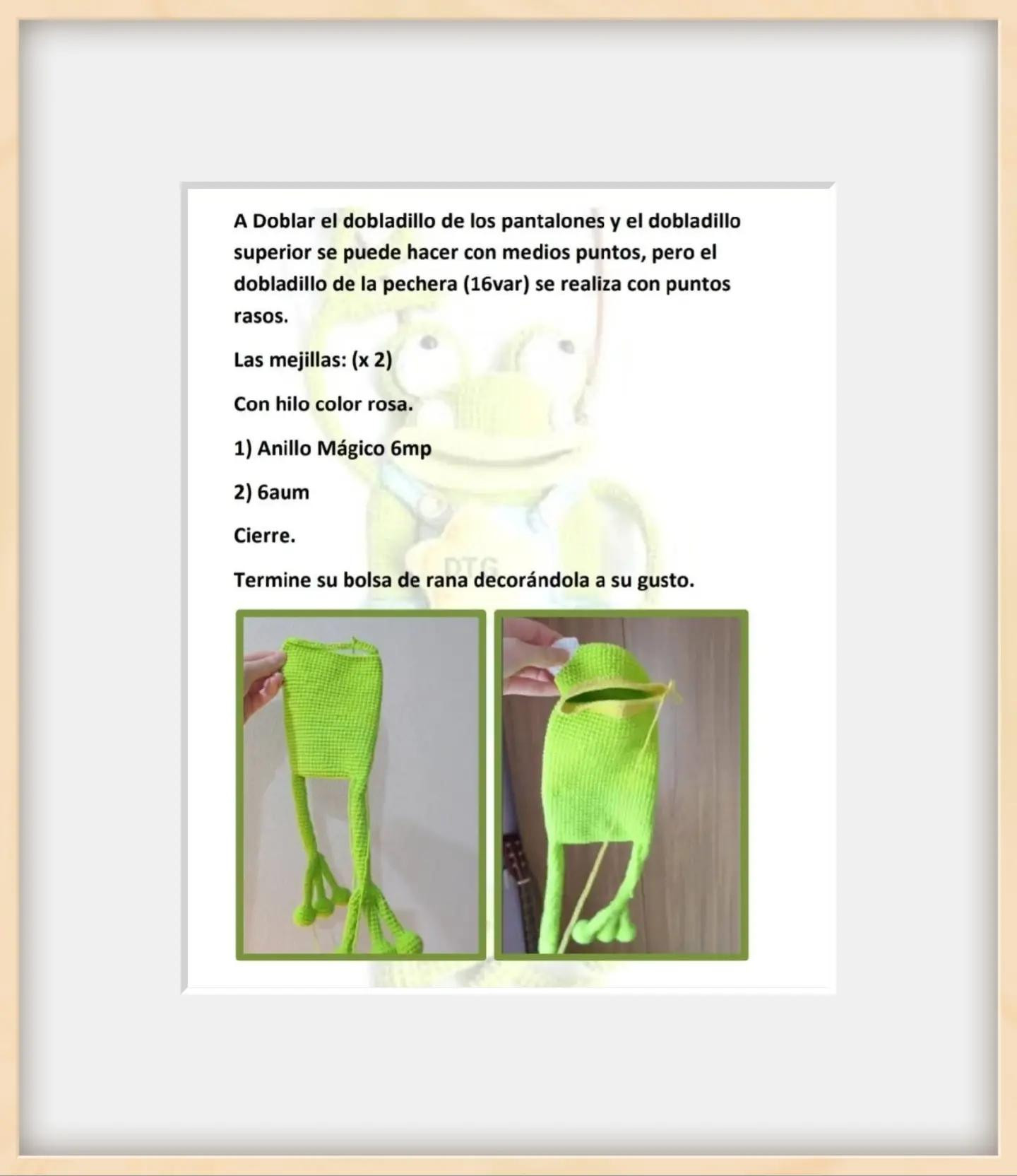 Bolso de Rana de Ganchillo: Patrón Creativo y Divertido