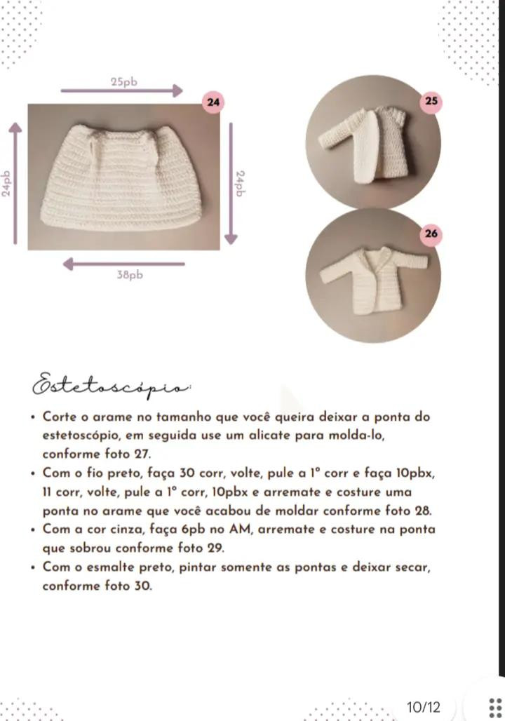 "Boneca Amigurumi de Médica em Crochê Detalhado"