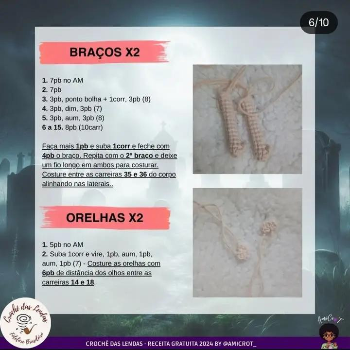 "Boneca de Crochê 'Loira do Bonfim' com Receita Grátis"