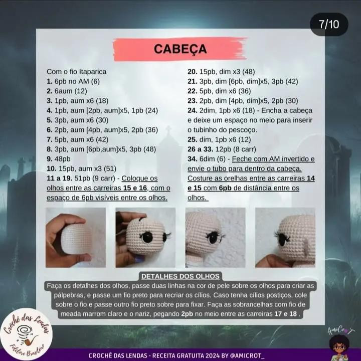 "Boneca de Crochê 'Loira do Bonfim' com Receita Grátis"