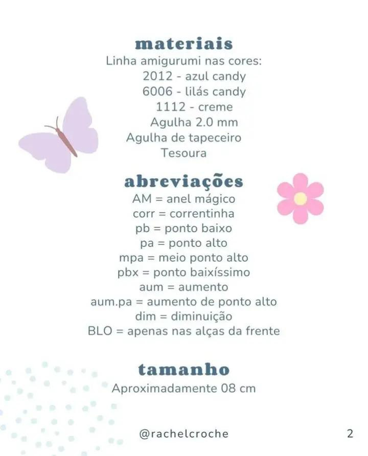 Borboletinha de Crochê: Receita Grátis e Fácil para Iniciantes