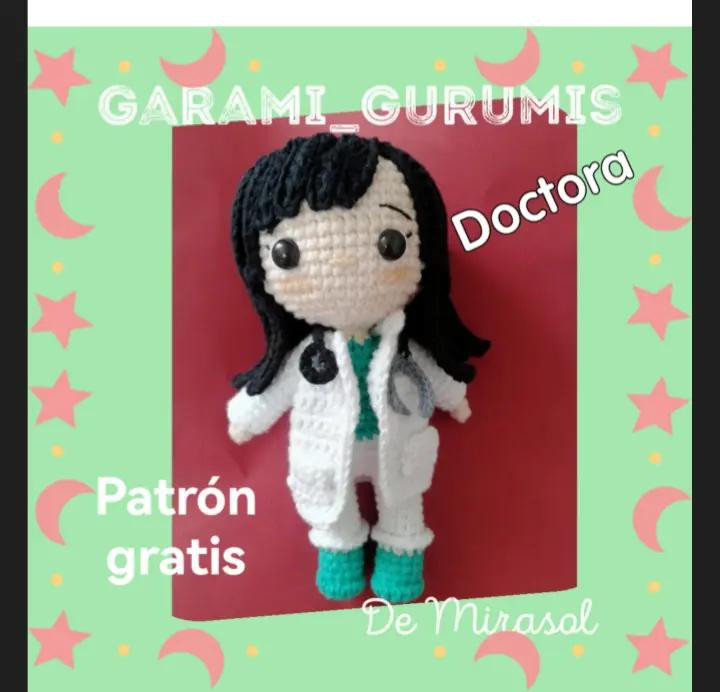 Bordar detalles y pintura para completar tu muñeca de amigurumi