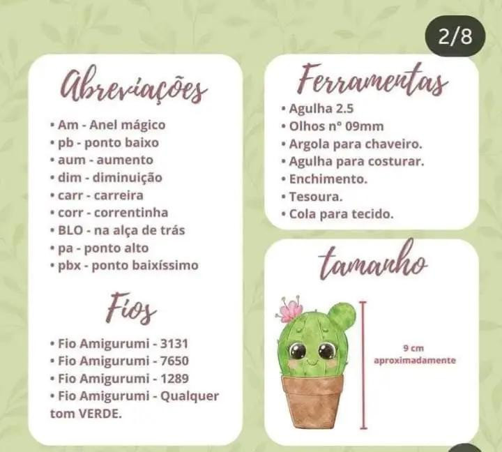 Cacto de Crochê Amigurumi com Flores: Um Guia de Criação Criativa