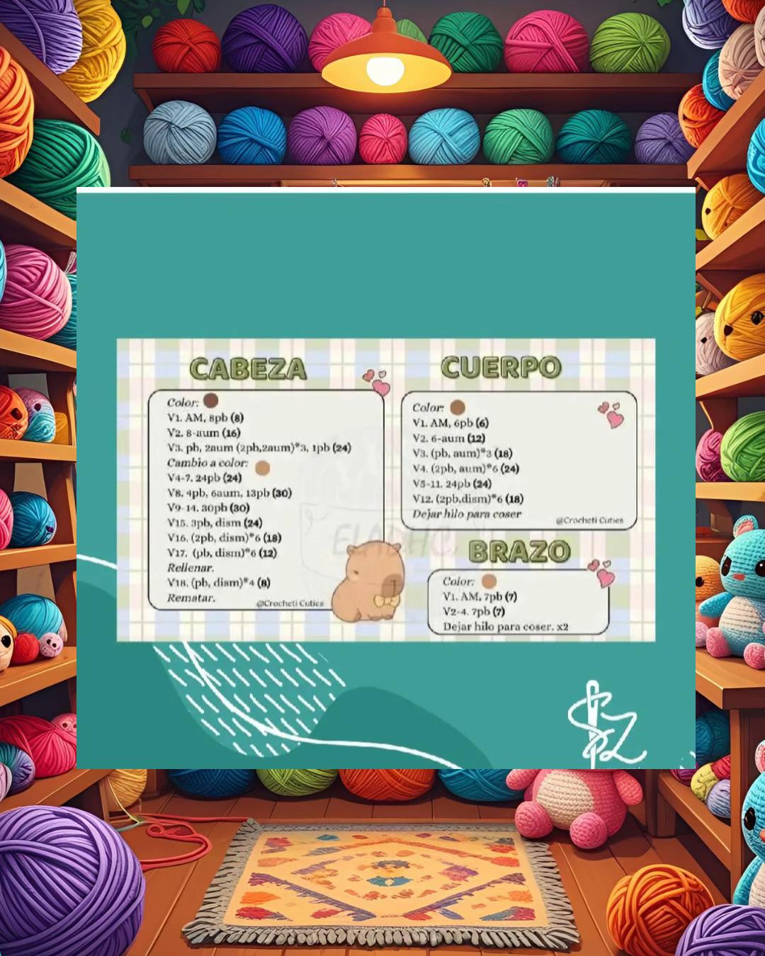 Capibara de Amigurumi: Tutorial Gratuito para Tejedores