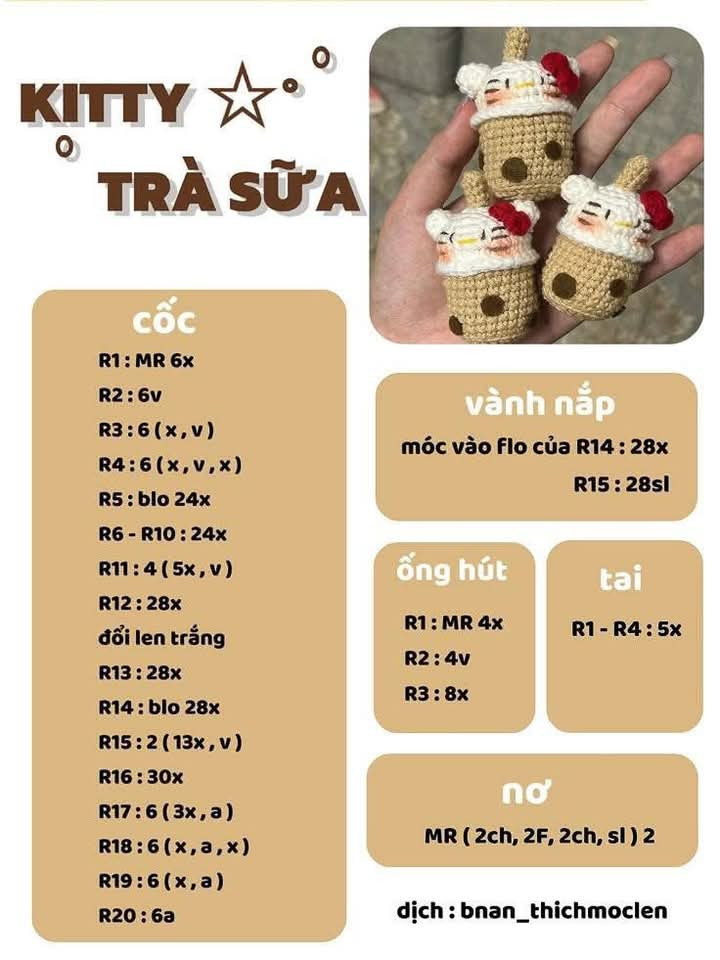 capykitty, kitty đu mây, kitty trà sữa