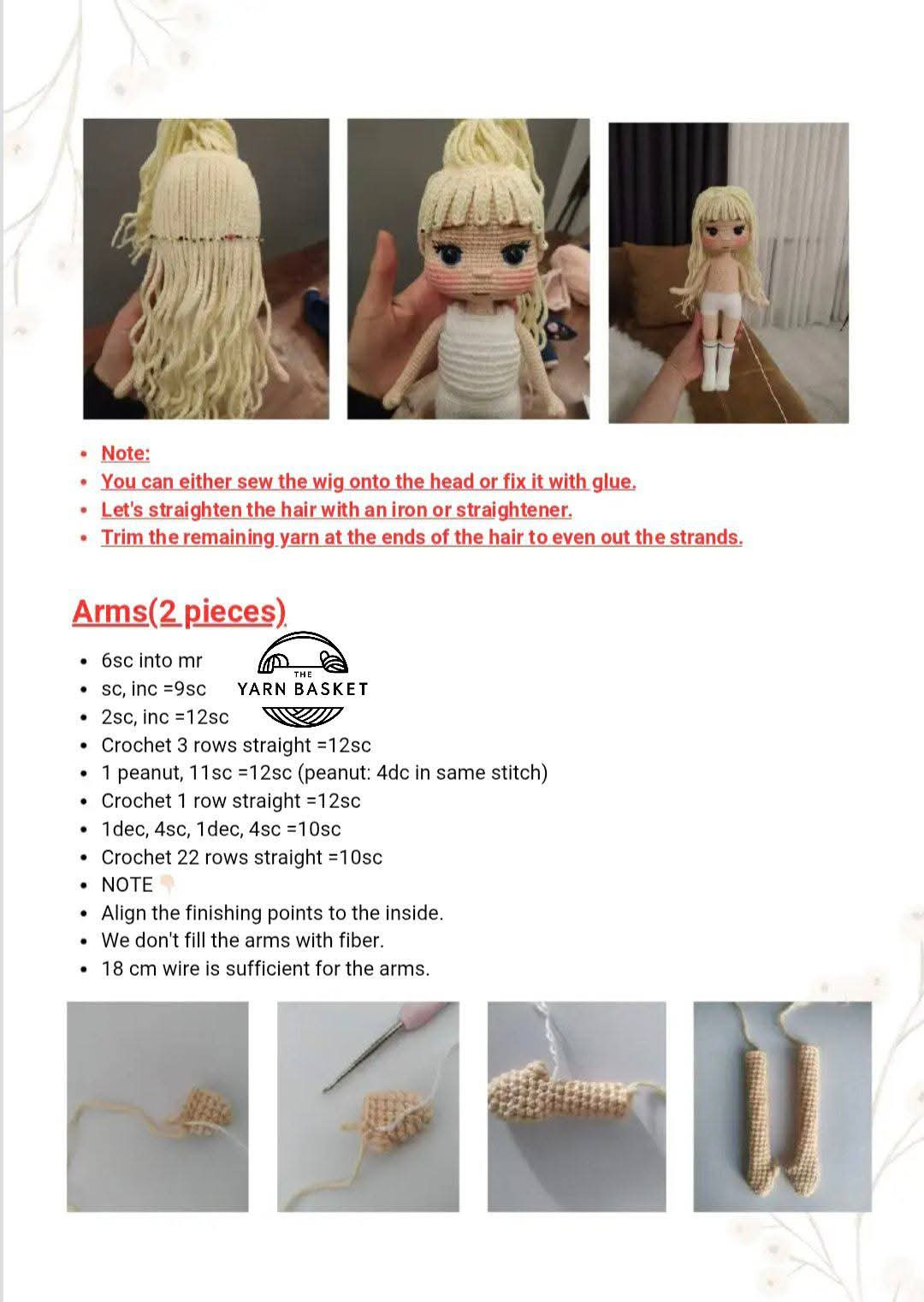 Charming Crochet Doll Pattern with Pink Outfit and Hat