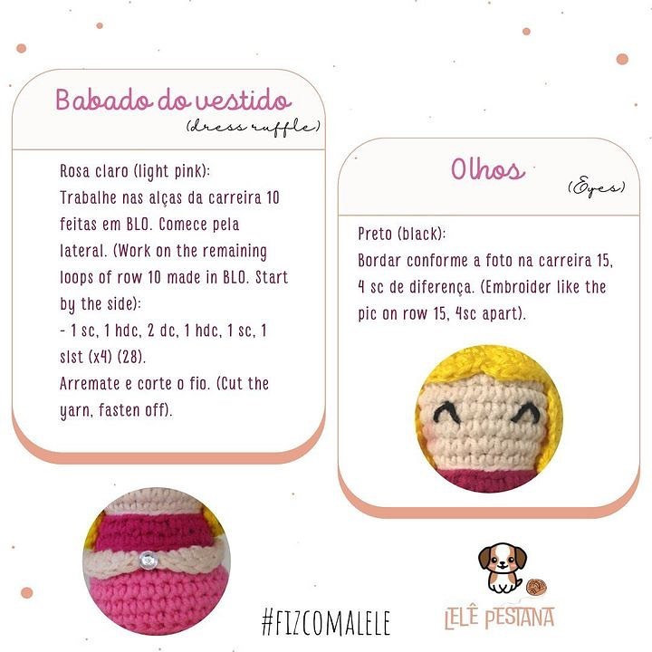 "Charming Crochet Princess Dolls Pattern for Amigurumi Enthusiasts"