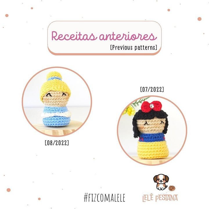 "Charming Crochet Princess Dolls Pattern for Amigurumi Enthusiasts"